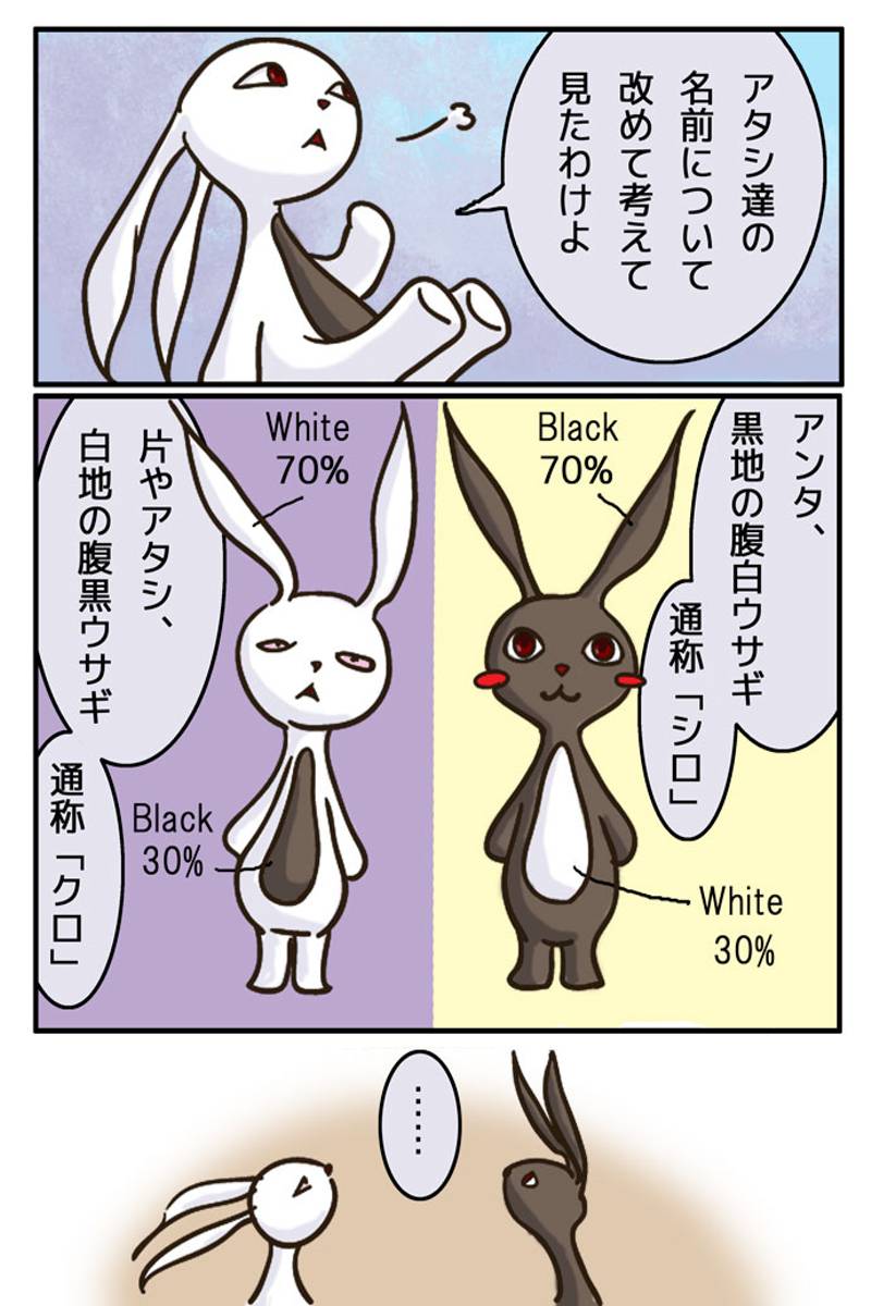 腹黒ウサギと腹白ウサギ 第1話